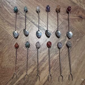 Appetizer Cocktail Party Mini Fork & spoons Set of 12